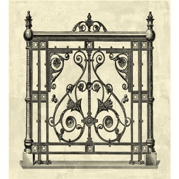 Printed O/S Gate of Splendor I Poster Print - Studio Vision (11 x 12)