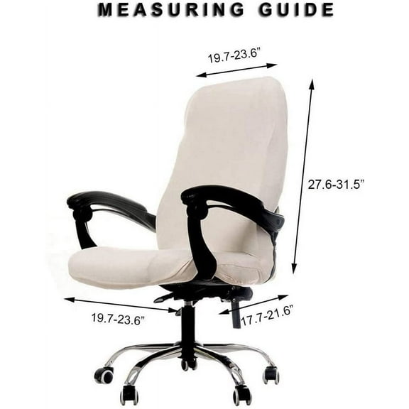 Printed Office Chair Cover, Stretch  High Back Slipcover - Peony, Large