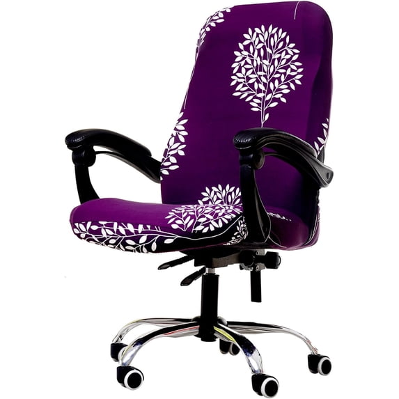Printed Office Chair Covers, Stretch Computer Chair Cover Universal ...