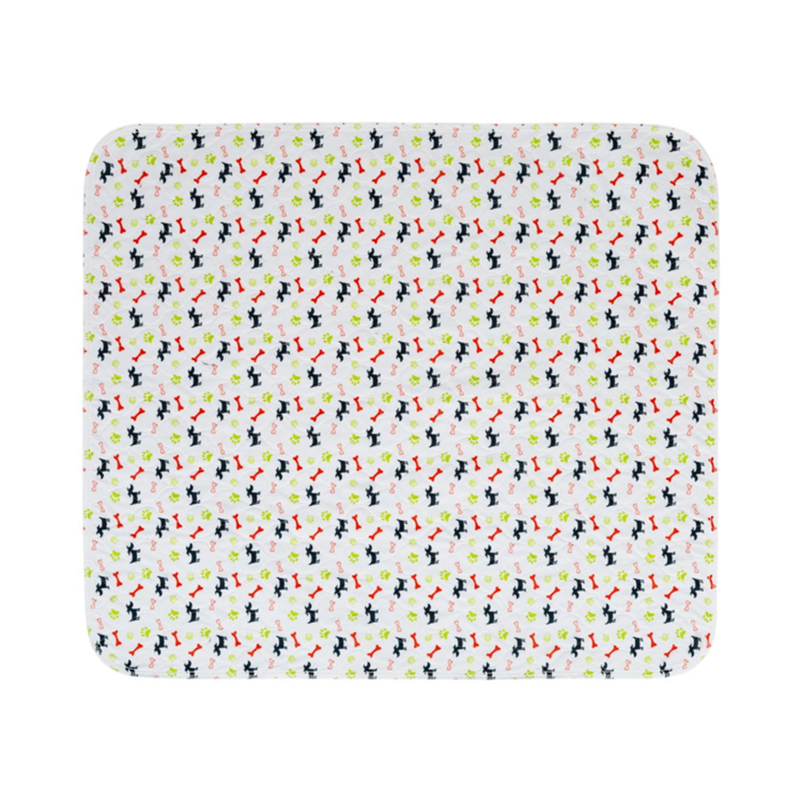 Printed Pet Pee Pad Washable Dog Training Pad Care Mat Reusable Pet Supplies, L：80*90cm