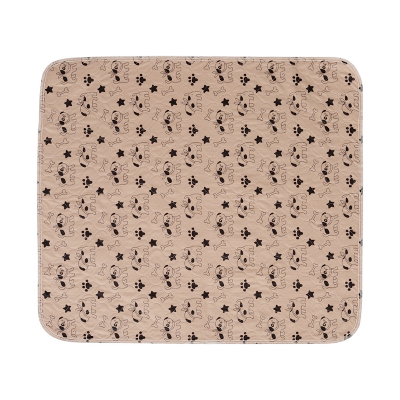 Printed Pet Pee Pad Washable Dog Training Pad Care Mat Reusable Pet Supplies, L：80*90cm