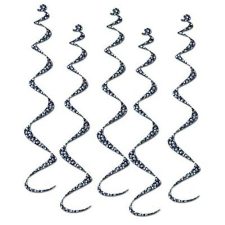 Printed Pirate Twirly Whirlys - Pack of 6 24in.