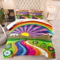 thumbnail image 1 of Printed Rainbow Fat Quilt Air-conditioning Quilt Feather Silk Cotton Quilt, 1 of 2