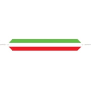 Printed Red, White & Green Table Runner Party Accessory (1 count) (1/Pkg)