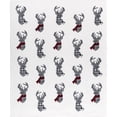 thumbnail image 1 of Printed Ribbed Flannel Throws 48X60 Deer Shield Rustic Cabin, 1 of 2