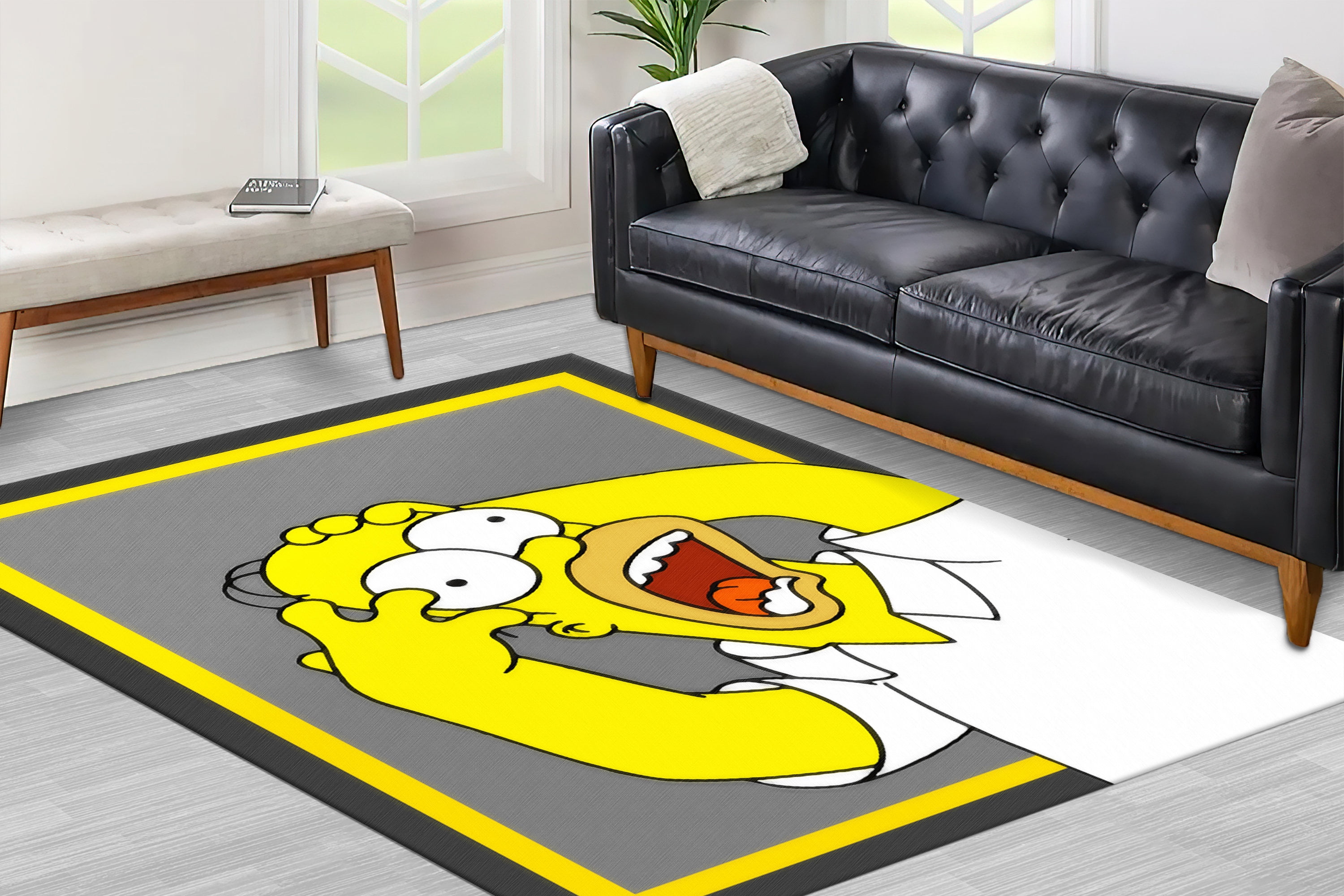 Printed Rugs, Cartoon Rugs, Office Rugs, Cartoon Lover Gift Rug, Kids ...