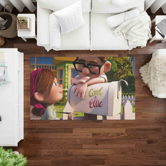 Printed Rugs, Home Decor Printed Rug, Salon Rug, Couple Rug, Romantic Couple Rug, Colorful Rug, Gift Rug, Modern Rug, Pattern Rug, 2'x3' - 60x90 cm