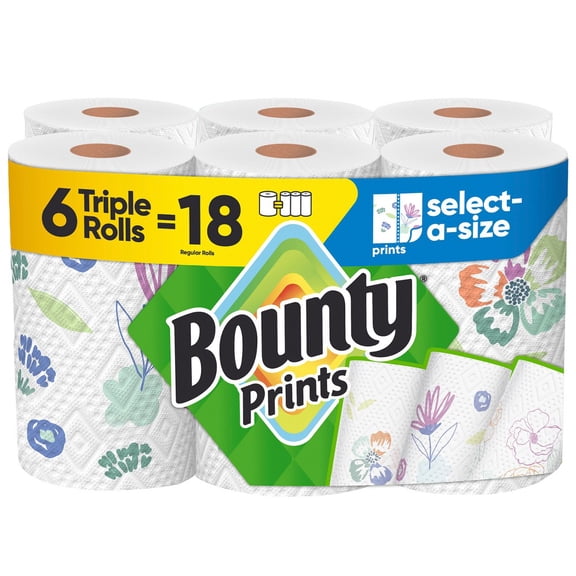 Printed Select-A-Size Paper Towels - 2Ply - Durable Diamond Texture