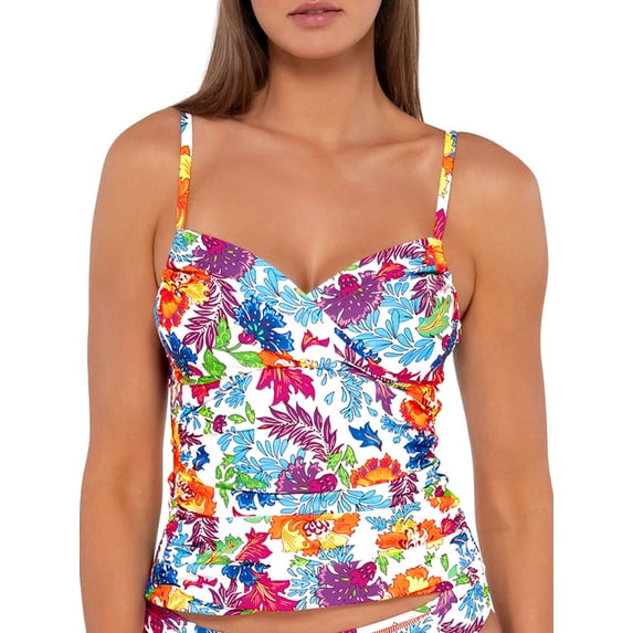 Printed Simone Tankini Top Swimsuit