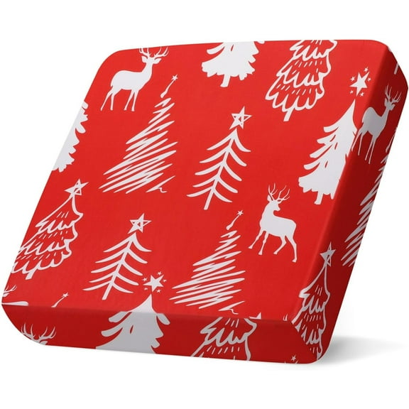 Printed Sofa Couch Cushion Covers Soft Replacement Couch Seat Covers Stretch Patterned Sofa Seat Slipcovers Washable Furniture Protectors Sofa Slipcover for Home Decor Christmas