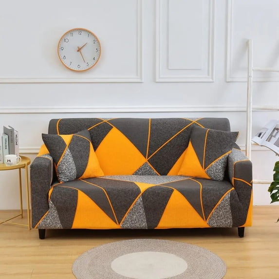 Printed Sofa Cover Elastic Sofa Cover for Living Room Corner Sofa L-shaped Sofa Cover Cushion Cover Funda Sofa Elastica