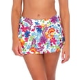 thumbnail image 1 of Printed Sporty Skirted Bikini Bottom Swimsuit, 1 of 6