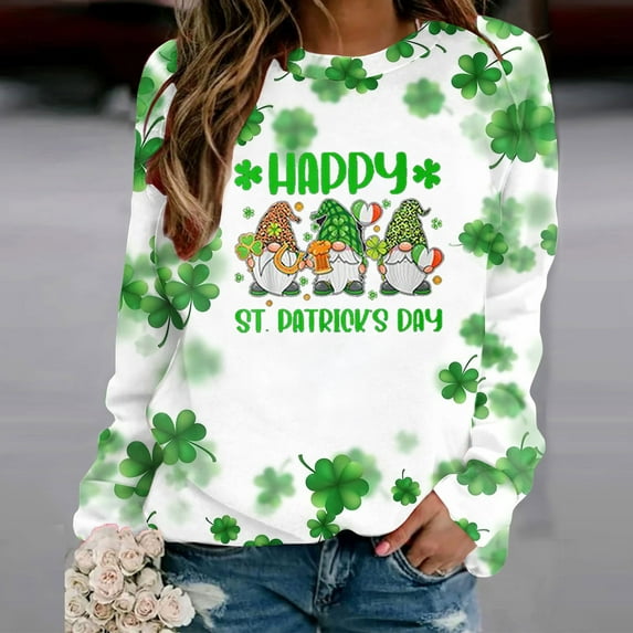 Printed T-Shirt Long Sleeves Blouse Crew Neck Leisure Birthday, Clothes, Home, Walmart Women’S Shirts Walmart T-Shirts On Sale for Women, Previous Orders, Especiales de Walmart en Ropa de Mujeres