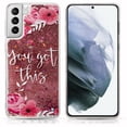 thumbnail image 1 of Printed TPU Back Case Teens Stylish Liquid Waterfall Floating Crystal Bling Protective Cover for Samsung Galaxy S23, 1 of 5