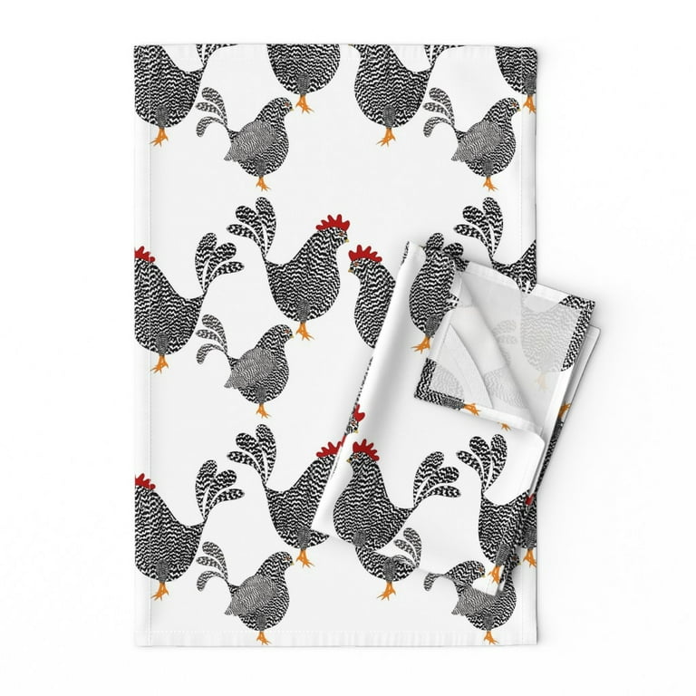  Kitchen Towels Decorative Set Cute Birds Tea Towels