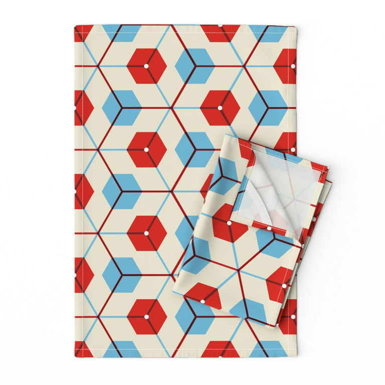 https://i5.walmartimages.com/seo/Printed-Tea-Towel-Linen-Cotton-Canvas-Space-City-Mid-Century-Modern-Geometry-Red-Hexagons-Blue-Print-Decorative-Kitchen-Towel-by-Spoonflower_6ceddd28-1809-497f-84b8-0b082e40c3b8_1.3319d4ce0d5346c92c4fc3022b03c9ba.jpeg?odnHeight=768&odnWidth=768&odnBg=FFFFFF