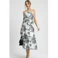 thumbnail image 1 of Umgee Printed Tiered Tube Midi Dress, 1 of 5