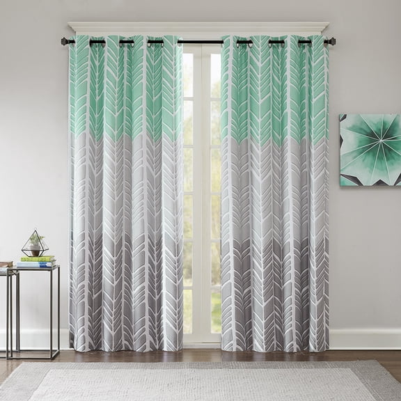 Printed Total Blackout Curtain Panel(Only 1 Pc Panel)