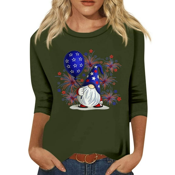 ​Printed Tshirts For Women, ​Lightweight Beach Vacation Abstract Print Top ​Machine-Washable Oversized Concert Tee Women ​10-Color Y2K Inspired Summer Celebration ​Plus Size Green