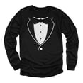 thumbnail image 1 of Printed Tuxedo Shirt with Bow Tie for Boys Toddler Infant Kids Tshirts, 1 of 5