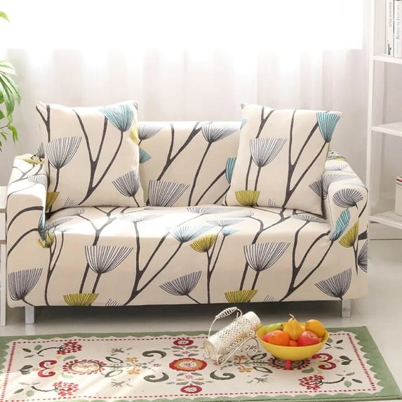 Printed Universal Sofa Cover Elastic All InclusiveEuropeanFabricCombination SofaCover Sofa Cover Full Cover Simple and Anti slip