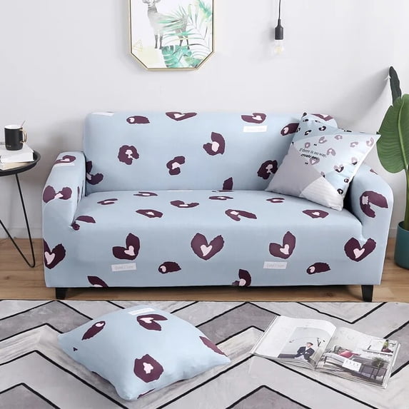 Printed Universal Sofa Cover Elastic All InclusiveEuropeanFabricCombination SofaCover Sofa Cover Full Cover Simple and Anti slip