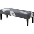 thumbnail image 1 of Printed Upholstered Bench Slipcover, Stretch Dining Room Bench Covers Elastic Bench Seat Protector Dining Bench Cover Removable Washable for Living Room-L-Large, 1 of 8