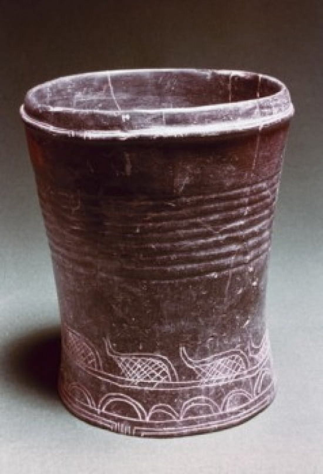 Printed Vase Pre-Columbian Canvas Art - (18 x 24)