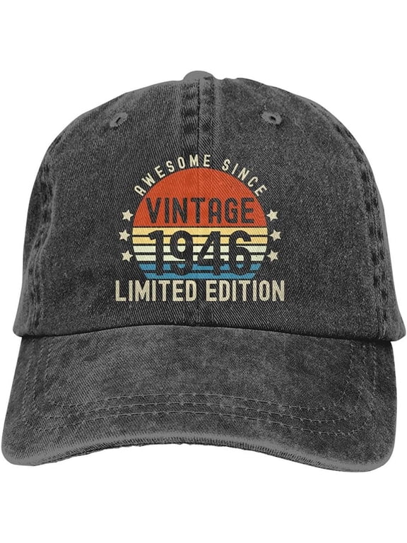 Printed Vintage 2005 2008 1926 1936 1946 1956 1966 1976 1986 1996 Hat, Funny Birthday Gifts Baseball Cap