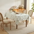 thumbnail image 1 of Printed Waterproof Fabric Tablecloths, Easy Care Dining Table Covers, 52x70 - Contemporary Damask, 1 of 4