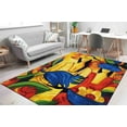 thumbnail image 1 of Printed Women And Cat Rug, Printed Rugs, Reproduction Rugs, Colorful Rug,Pattern Rug, Thin Rug, Entry Rug, Gift For The Home, Soft Rug, 3.9'x5.9' - 120x180 cm, 1 of 8