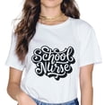 thumbnail image 1 of Printed casual round neck white T-shirt for men and women, 1 of 3