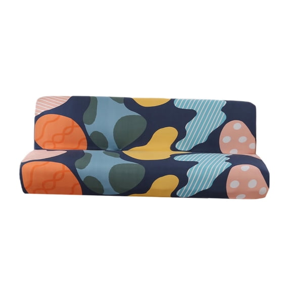 Printed futon cover, polyester protection, polyester stretch Colorful