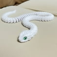 thumbnail image 1 of Printed snake movable hand model jointed crystal snake toy 3D printed lifelike articulation fidget decoration for home office desk aquarium display and unique stress relief gift, 1 of 5