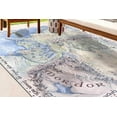 thumbnail image 1 of Printeds Rugs, Hobbit Rugs, Map Rugs, Modern Rugs, Small Rugs, Map Rug, Entry Rug, Thick Rugs, 3D Printeds Rug, Car Mat Rug, Printed Rug, 5.2'x7.5' - 160x230 cm, 1 of 9