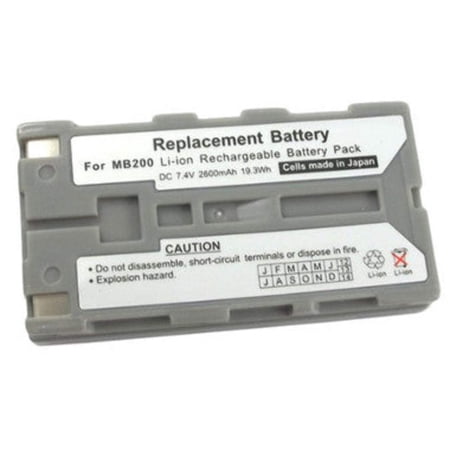 Printek MT2, MT3-II, Mtp300 FieldPro Printers: Replacement Battery. 2600 mAh