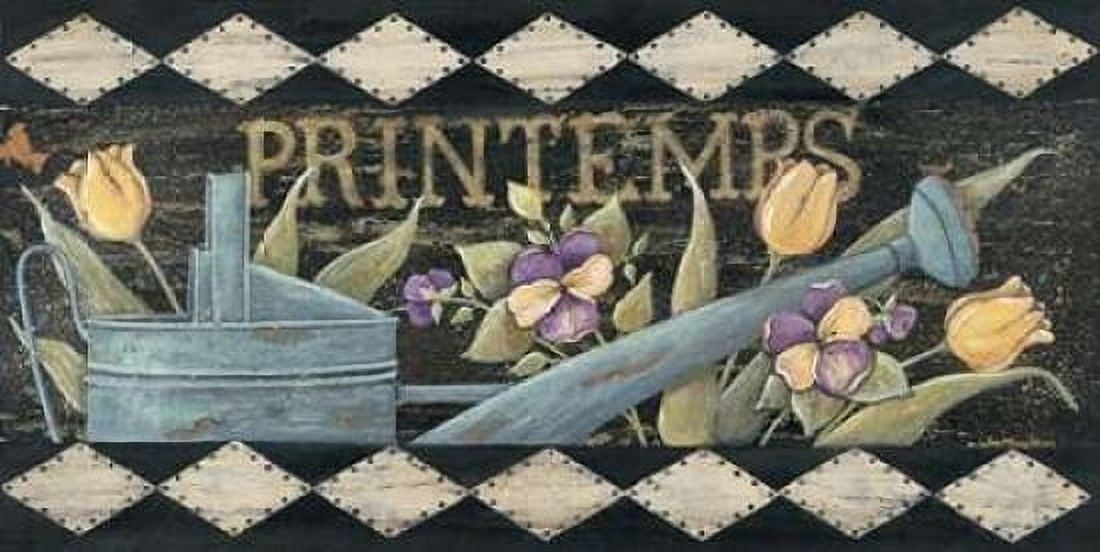 Printemps Canvas Art - Jo Moulton (10 x 20)