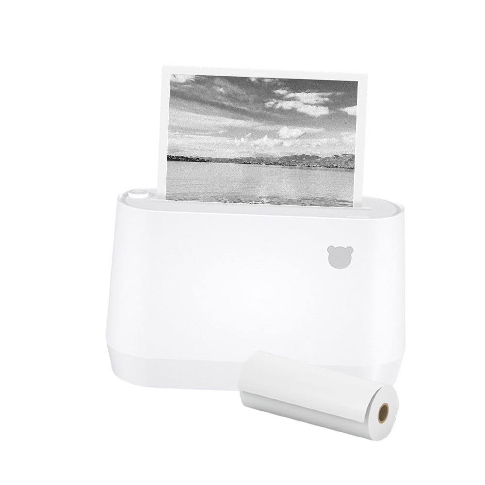 Printer,Bt Pocket Mobile 56mm/77mm Paper Compatible Thermal Notes Printer 203dpi Bt Pocket Portable Thermal Notes Paper Compatible With Mobile Printer Receipt Sticker Support 56mm/77mm I0s