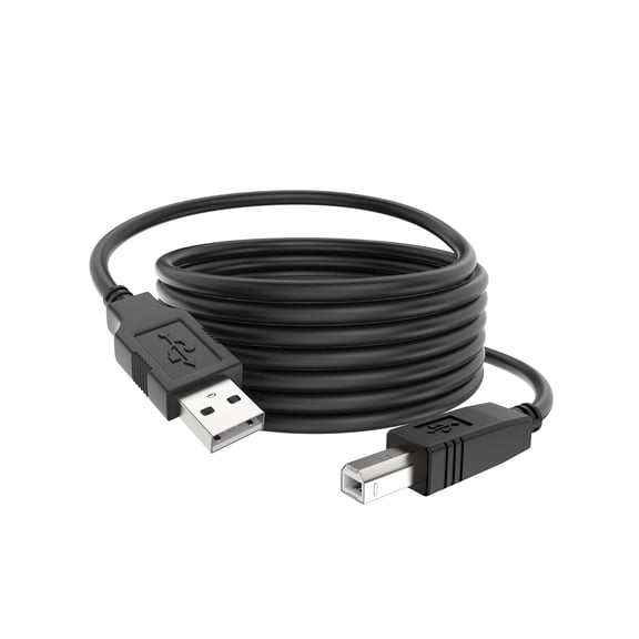Printer Cable 6FT Cable USB Printer Cord USB Type A to Type B Scanner Cord
