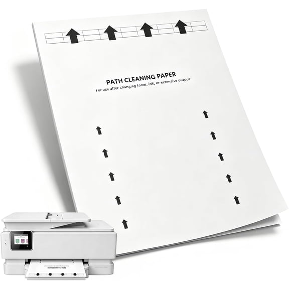Printer Cleaning Sheets 15-PackRemoves Ink, Dust, Dirt & Debris8.5 x 11 Inches,Thickened Design,Durable&Easy to Clean,Compatible with Laser &Inkjet Printers,Copiers,Fax Machines,Scanners