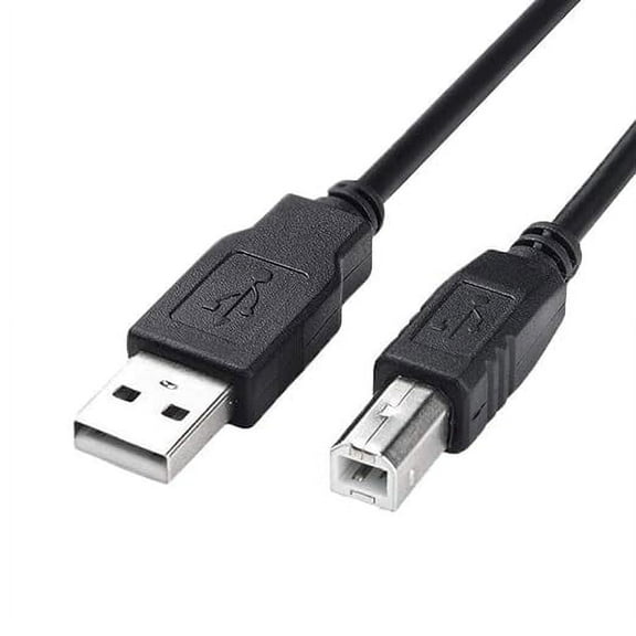 Printer to Computer USB Scanner Cable High Speed A Male to B Male Cord Compatible with HP, Canon, Dell, Epson, Lexmark, Xerox, Samsung and More (16FT)