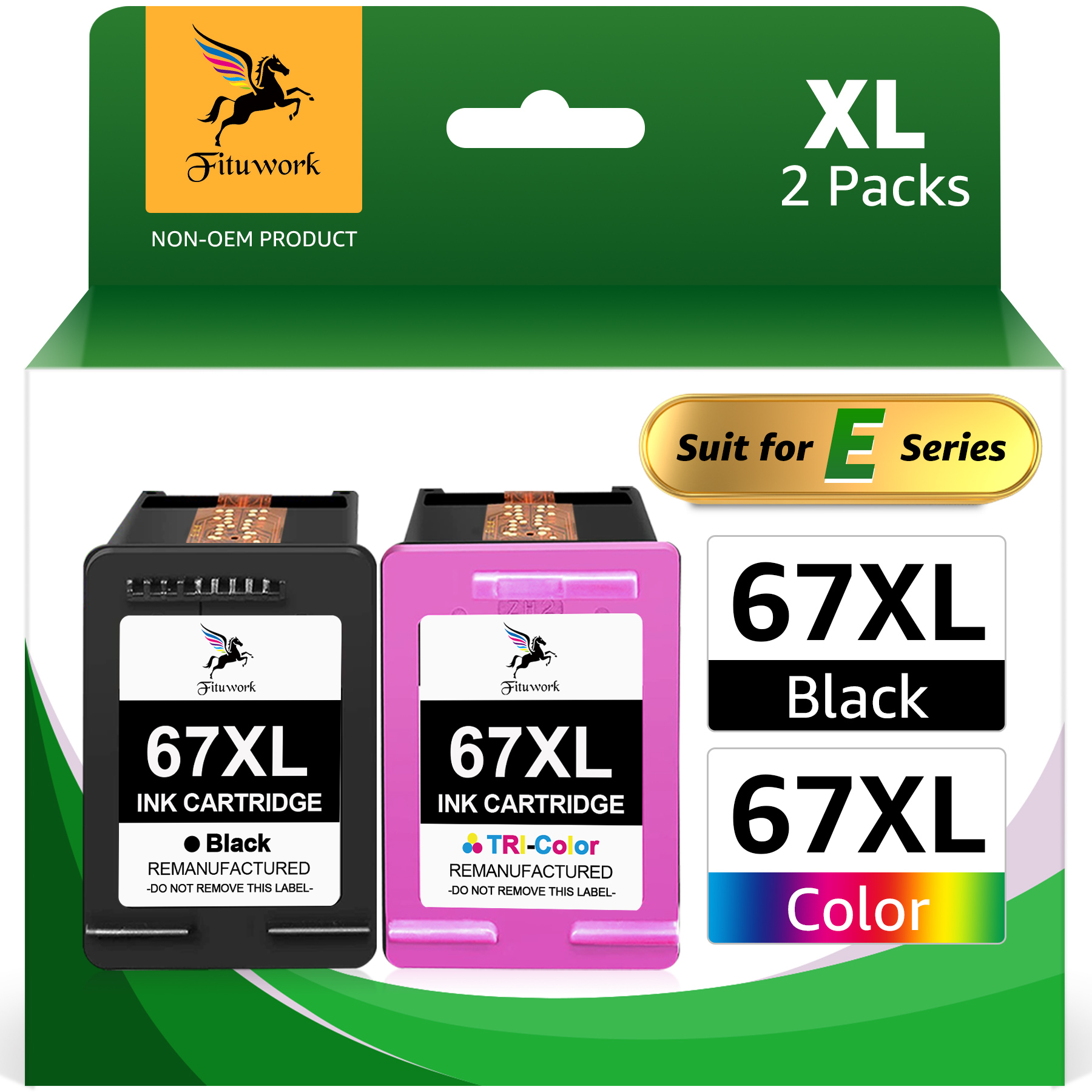 67xl Ink for HP 67 XL Ink Cartridge printer Ink for HP DeskJet 1212