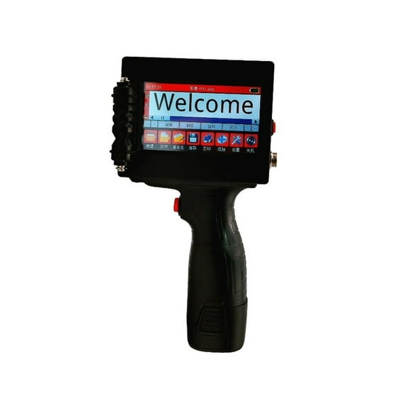 Printer Jet, 4.3 Inch Handheld Printer, LED HD Inkjet Printer, Encoded QR Code Logo, Smart Touch Screen Quick Dry Ink Cartridge
--------
,Fast Printing