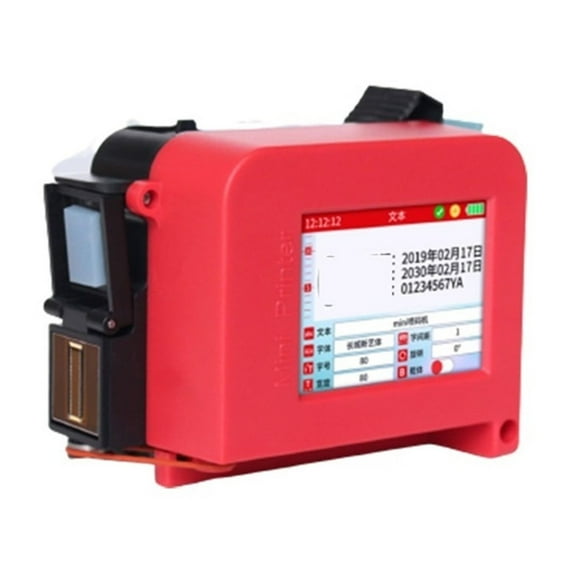 Printer Jet, Intelligent Hand-held Mini Mini Inkjet Printer Full-automatic Small Inkjet Printer Food Plastic Packaging Bag Carton Can Inkjet
--------
,Fast Printing