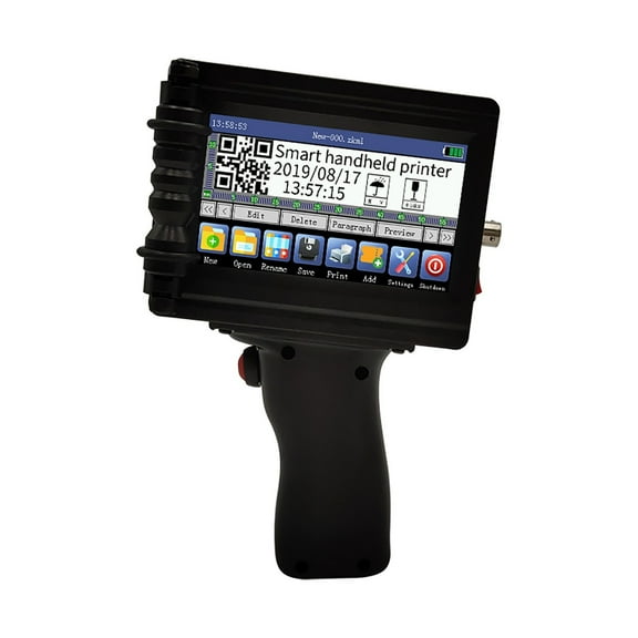 Printer Jet, Smart Touch Inkjet Printer, 2-12MM Font Height Handheld Printer, For Batch Number/serial Number/label/barcode, Quick Dry
--------
,Fast Printing