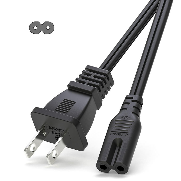 BICMICE Printer Power Cord Replacement Cable, 2 Prong AC Slot