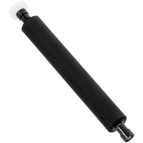 Printer Pressure Roller Shaft Replacement 17-Tooth Gear Black Plastic Alloy for Label Printer