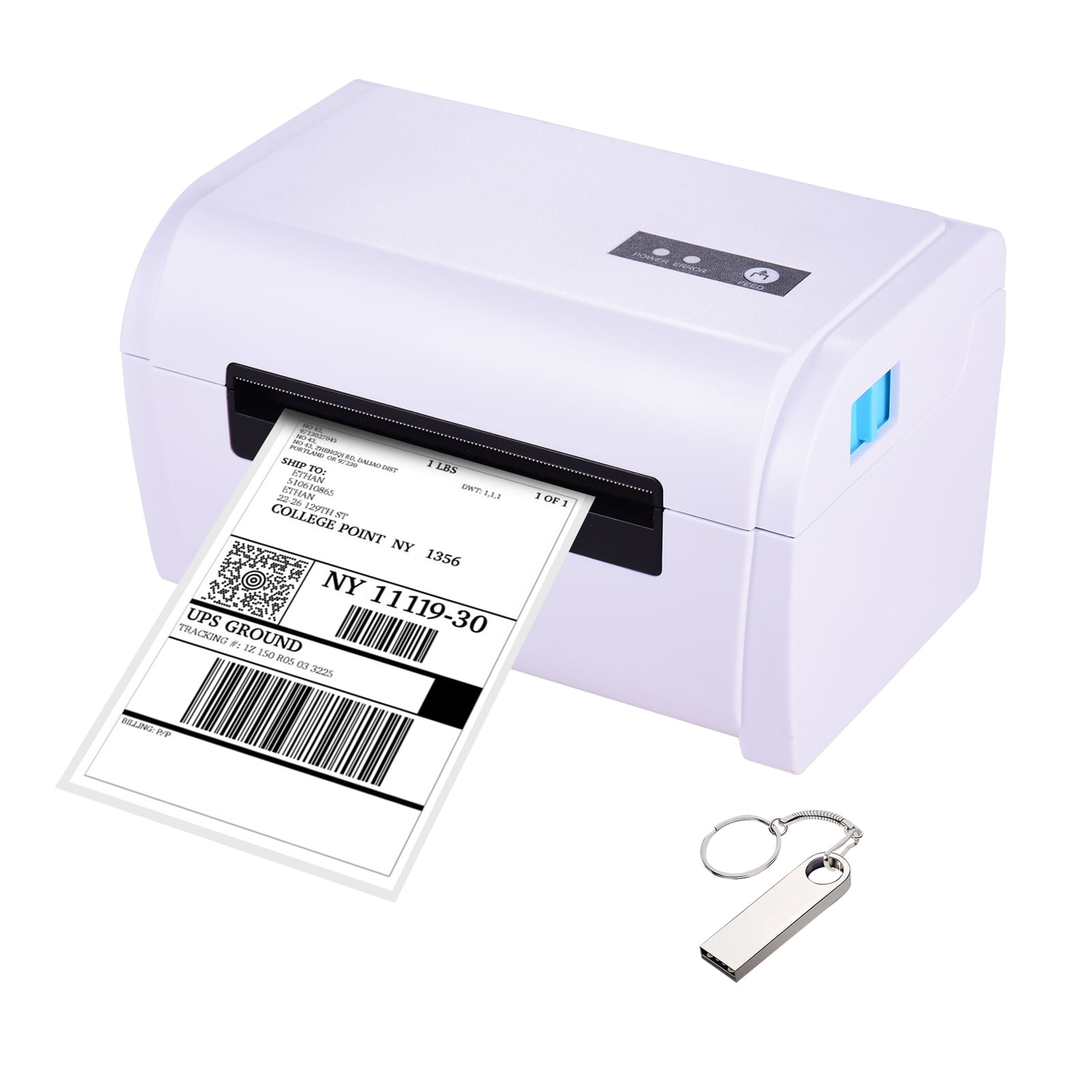Sticker Label Normal Printer Printer,Printer 4x6 Label Sticker Printer Max.110mm Paper Compatible ...