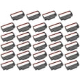 thumbnail image 1 of Printer Ribbon Cartridge Pack of 24 Black/Red for Ribbon Cartridge TM-U220 M188B ERC30 ERC34 ERC38 NK506 Printer, 1 of 8