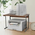 thumbnail image 1 of Ansley&HosHo Printer Stand, Desktop Stand for Printer, 1-Shelf Printer Cart, Cord Management, Storage Shelf, Book Shelf and File Shelf for Home Office, 1 of 5